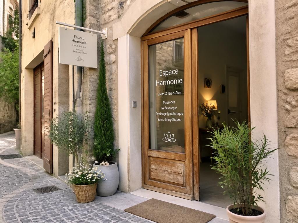 Entrée du cabinet de soin bien-être à Annecy